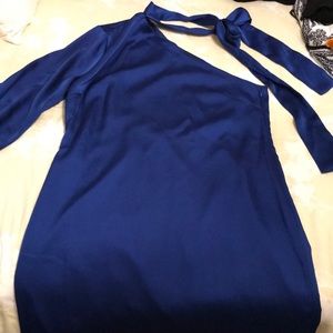 Banana Republic sexy silky one shoulder dress